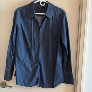 Banana Republic Riley Shirt, Denim, size 16